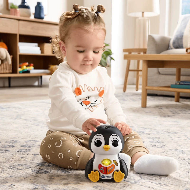 Jouet d'apprentissage pour compter VTech Flip flap Mon pingouin 1,2,3 pour tout-petits - Version française, 12-36 Mois
