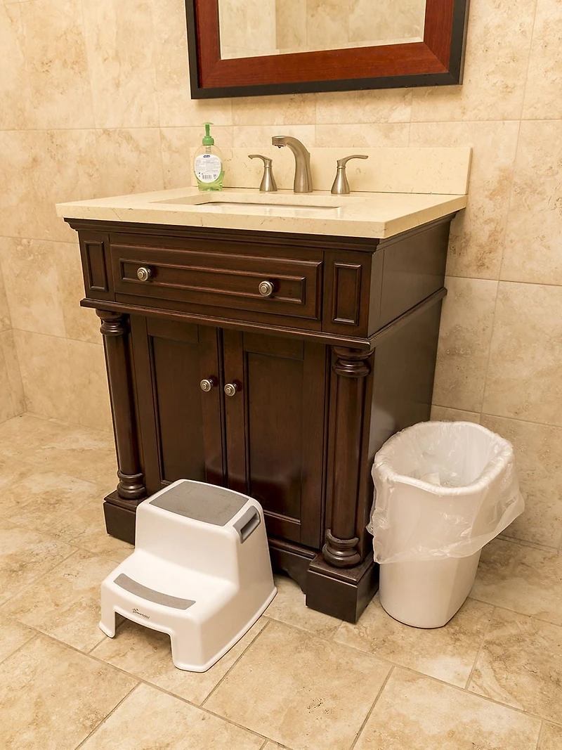 Dreambaby® 2-Up Step Stool - Grey/White