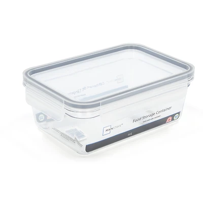 Mainstays 1.6L Rectangular Tritan Food Storage Container, 1.6L Mainstays Tritan Food Storage