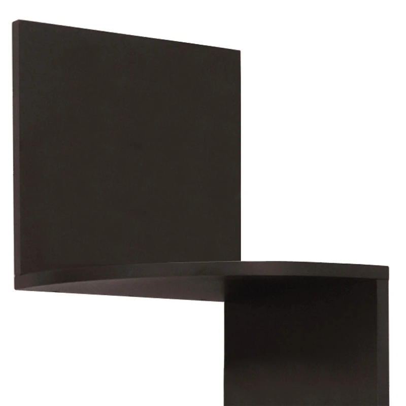 kieragrace Provo Corner Wall Shelf - 12" x 57", Black