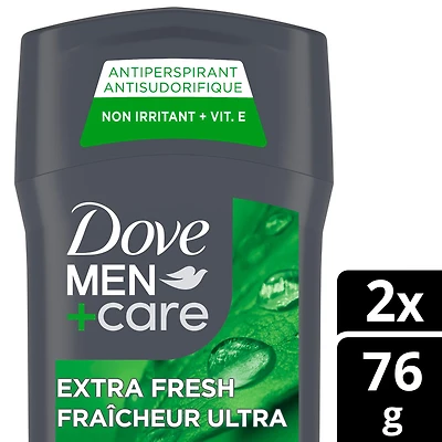 Désodorisant Antisudorifique 72 h Dove Men Care avec Vitamine E et ¼ d'Hydratants 2 x 76 g Antisudorifique
