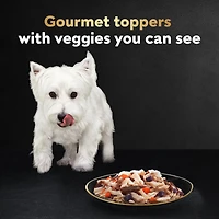 Nourriture humide pour chiens adultes Cesar Wholesome Bowls recette au bœuf, au poulet, aux carottes et aux pommes de terre mauves 85G