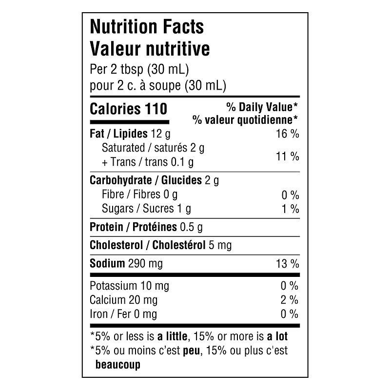 Kraft Three Cheese Ranch Salad Dressing, 425 ml Bottle, KRAFT THREE CHEESE RANCH DRE 425