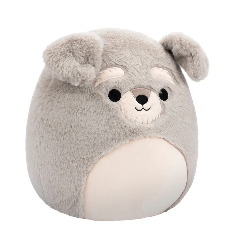 Squishmallows 12" Plush: Fuzz-a-Mallows - Shawn the Grey Schnauzer
