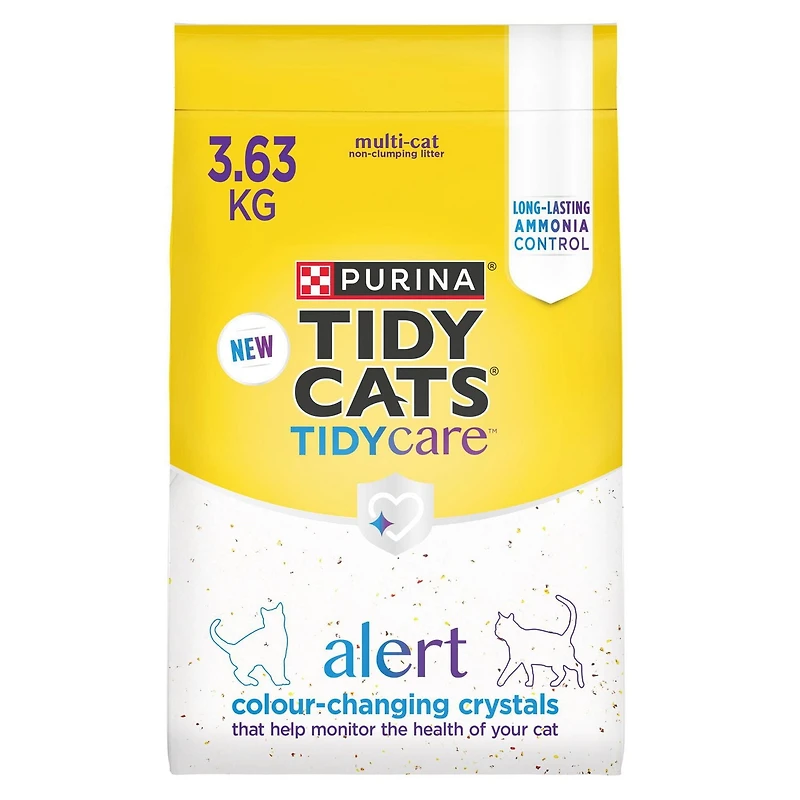 Tidy Cats Tidy Care Alerte Multi-Chats, Litière pour Chats 3,63 kg 3,63 kg