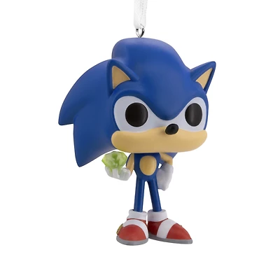 Décoration Hallmark de Noël, Sonic, le hérisson avec une émeraude, Funko POP!, articles-cadeaux de culture populaire