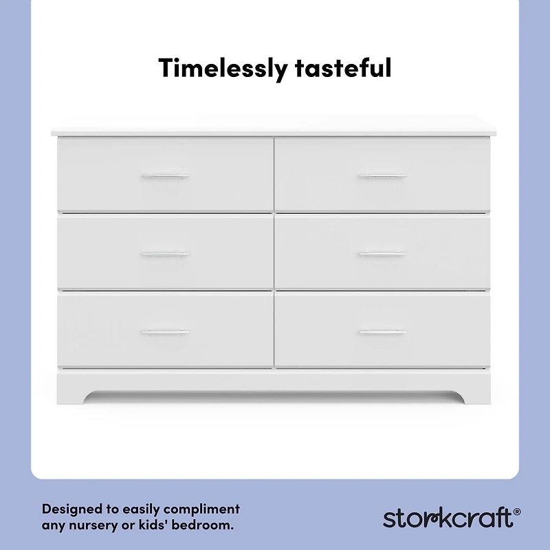 Storkcraft Brookside 6-Drawer Double Dresser