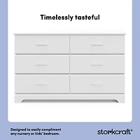 Storkcraft Brookside 6-Drawer Double Dresser