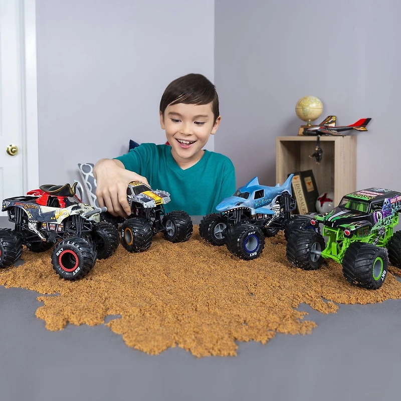 Monster Jam, Monster truck authentique Son-uva Digger en métal moulé à l'échelle 1:24