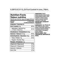 Great Value Cocktail de fruits 796 ml
