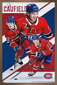 NHL Montreal Canadiens - Cole Caufield 22 Wall Poster, 22.375" x 34"