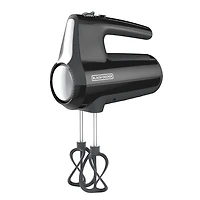 Mélangeur à main Black+Decker Helix Performance Premium, mélangeur à 5 vitesses, noir, MX610BC
