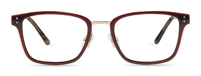 Colour Block Lunettes De Vue Pour Femmes, Vcwc20, Bourgogne, 51-19-140