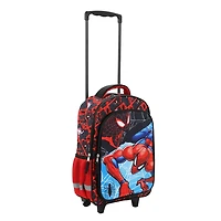 Marvel Spiderman Sac à dos à roulettes 40,6 cm avec Peter Parker Spider-Man, Miles Morales Spider-Man, Ghost Spider