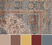 ECARPET Irina Traditional Area Rug for Living Room, Bedroom, Dining Room, Entrance, Hallway and More.