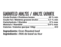 Chewmasters Beef Steak Strips Dog Treats, 454g