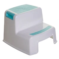 Dreambaby® 2-Up Step Stool - Aqua/White