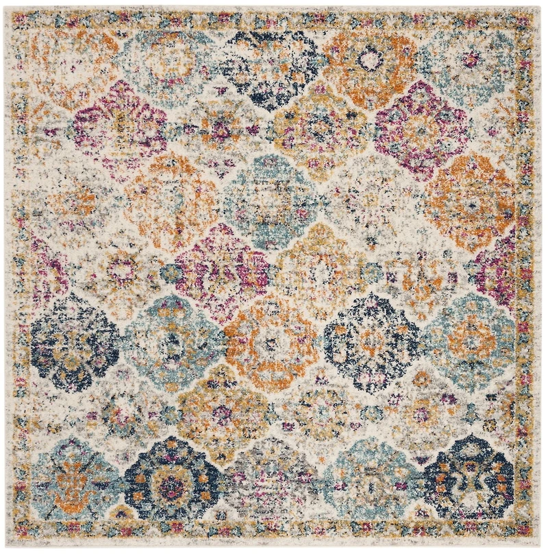 SAFAVIEH Madison Judith Geometric Floral Area Rug