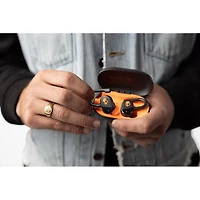 Skullcandy Push Play True Wireless Earbuds Black-Orange, Push Play  XT