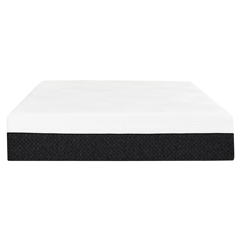 Primo Aspen 10-inch Gel Memory Foam Mattresses with 2 Pillows – Queen Size, Medium Firm, Cooling Sleep, CertiPUR-US Certified