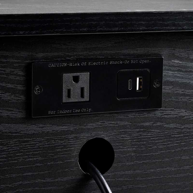 Better Homes & Gardens Juliet 3 Drawer Nightstand with USB