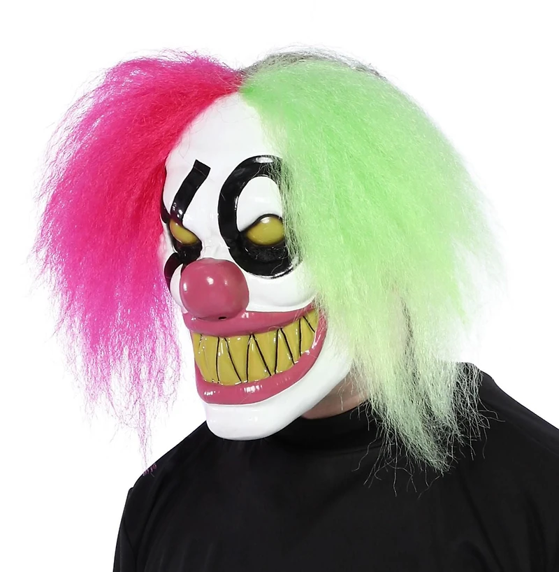Façon de célébrer adulte unisexe Halloween Xtreme Neon XO Accessoire de costume de masque de clown