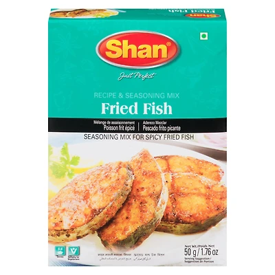 Recette de poisson frit Shan et mélange de masala 50 grammes