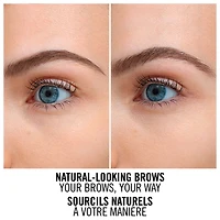 Rimmel Crayon à sourcils Brow This Way Fill & Sculpt, double extrémité, formule crémeuse, modulable, jusqu'à 12h d'usure, 100% Sans Cruauté Définissez & Sculptez vos sourcils