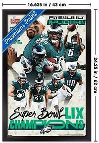 NFL Philadelphia Eagles - Super Bowl LIX Champions Wall Poster