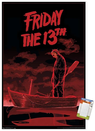 Friday The 13th - Boat Wall Poster, 22.375" x 34"