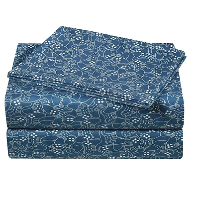 Ensemble de draps à imprimé en microfibre douce facile à nettoyer pour enfants Mainstays Tailles: 1 place, 2 places et grand lit