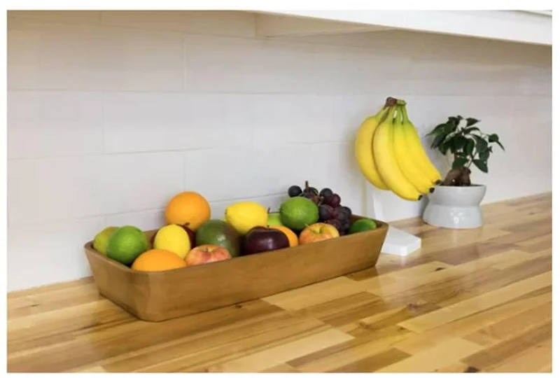 Better Homes & Gardens - Bol de service ovale en bois d'acacia, finition naturelle marron Bol ovale en bois d'acacia