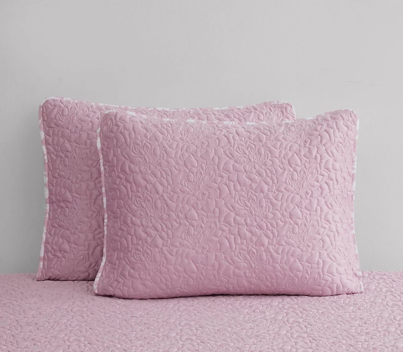 Valerie 3 Piece Reversible Quilt Set