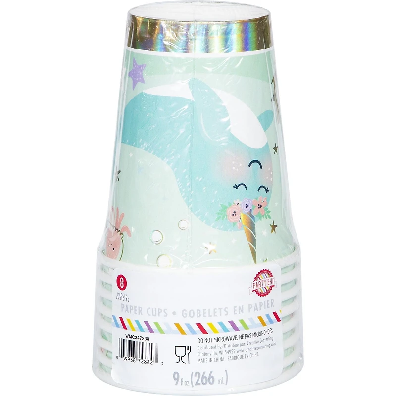 Gobelets en carton narval