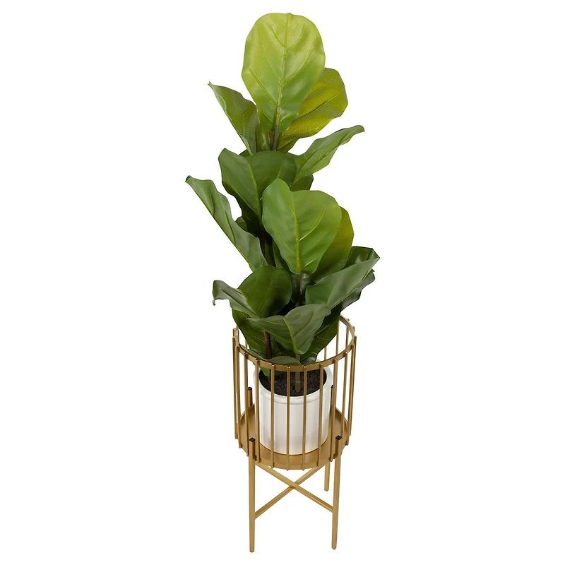 Encino Metal Plant Stand Gold