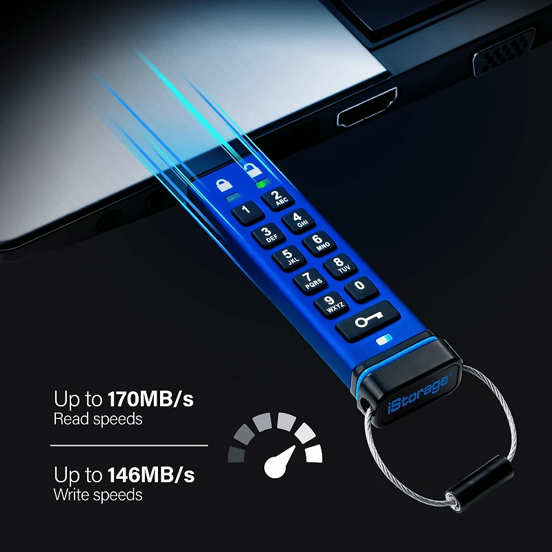 Istorage 16GB datashur Pro USB 3.0 Encrypted Flash Drive