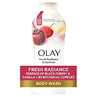 Nettoyant pour le corps Olay Éclat frais avec essence de cerise noire et de vanille