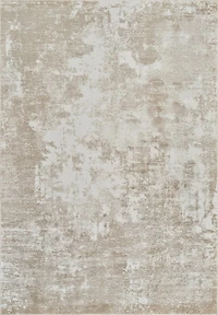 Tapis d'interieur abstrait Rug Branch Nomad, beige creme, moderne - Salon, chambre, salle a manger et cuisine<br>