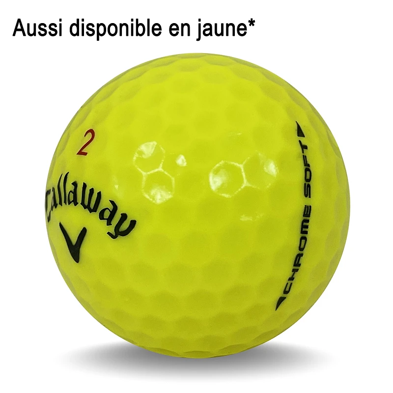 Mulligan - 48 Callaway Chrome Soft 5A Recycled Used Golf Balls, White