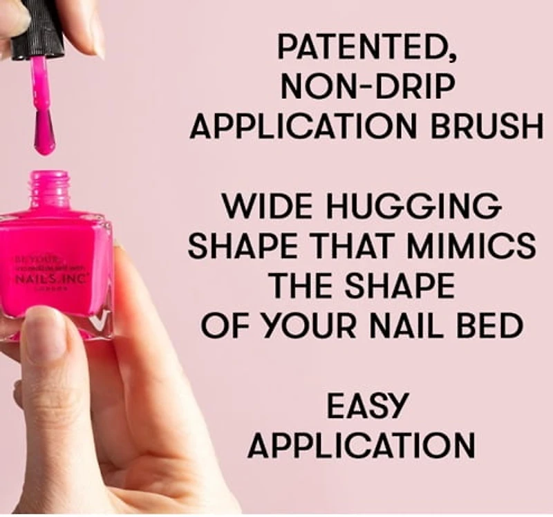 Nails Inc It's Topless Renee 1 Step Gel Manicure Nail Polish, 1 Step Gel Manicure Nail Polish