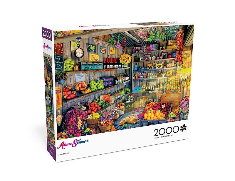 Buffalo Games - Le puzzle Aimee Stewart series - Farm Fresh - en 2000 pièces