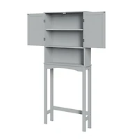 RiverRidge® Home Ashland Collection 27.44-inch W x 64.88-inch H x 7.81-inch D Space Saver in Gray