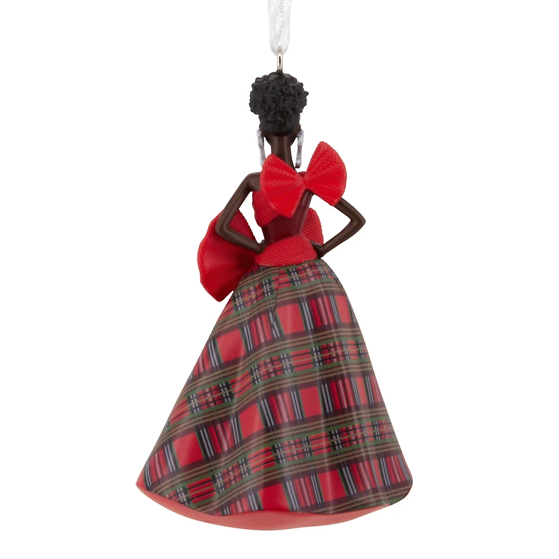 Hallmark Mattel Black Holiday Barbie 2024 Christmas Ornament