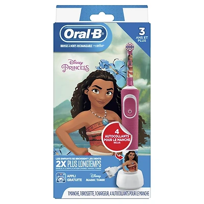 Oral-B Kids Electric Toothbrush featuring Disney Princesses, for Kids 3+