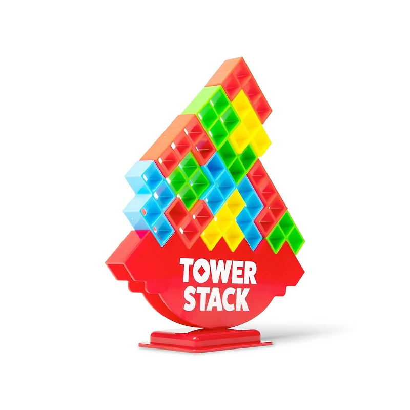 Tower Stack par What Do You Meme? – Jeu d’empilage et d’équilibre en duel pour enfants et familles, comprend des blocs et des instructions, 8 ans et plus