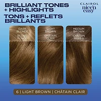 Coloration permanente Clairol Nice'n Easy Couverture Des Cheveux Gris À 100