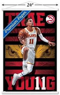 NBA Atlanta Hawks - Trae Young 20 Wall Poster, 22.375" x 34" Framed
