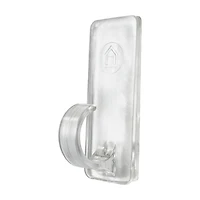Simple Living Solutions Grand Crochets adhésifs (12ct), Clip adhésif en plastique