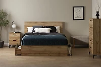 2-Drawer Complete Bed from the collection Musano South Shore