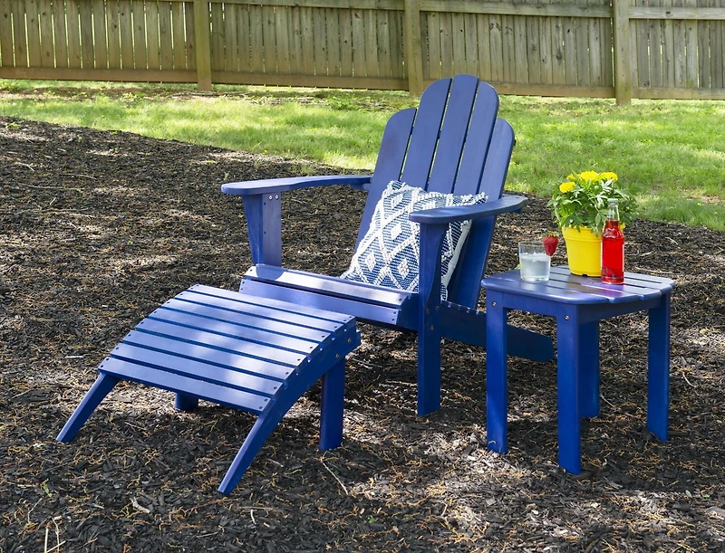 Chaise d'Extérieur Adirondack Bleue